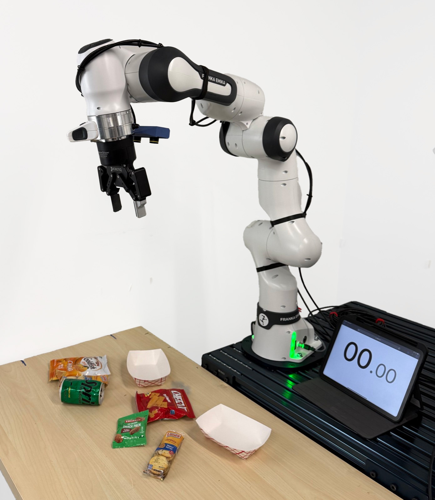 Robot in capture joint position