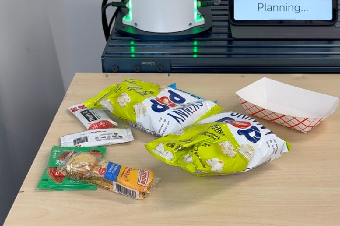 PB crackers to tray (hard)